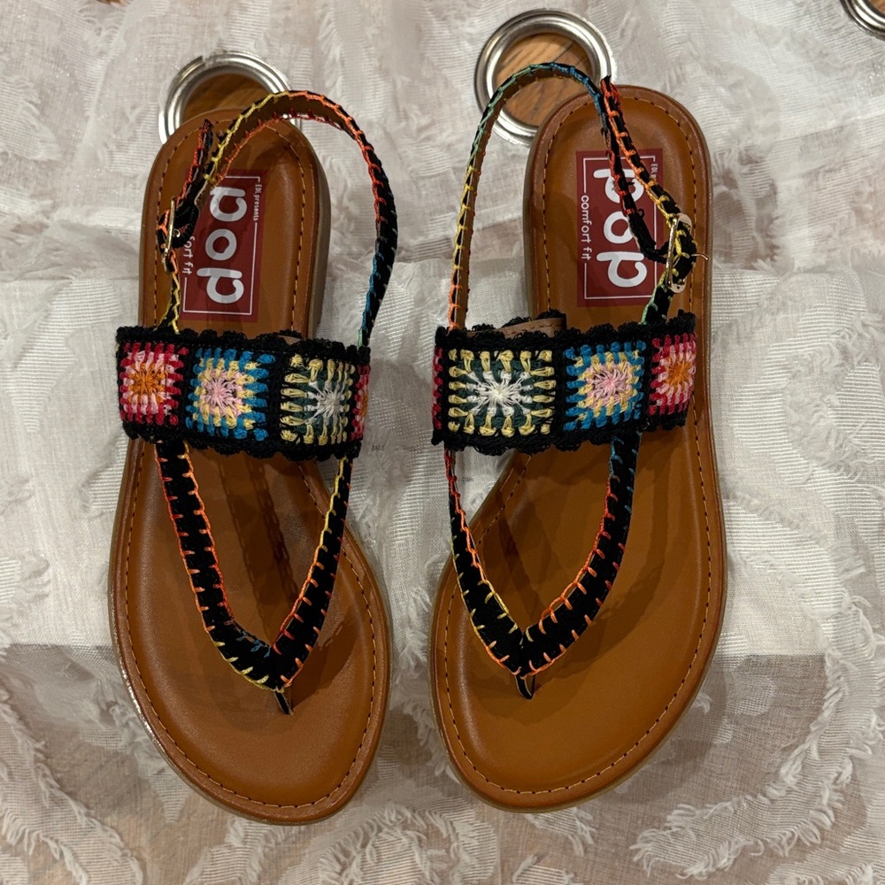 Boho Chic Multicolor Sandals